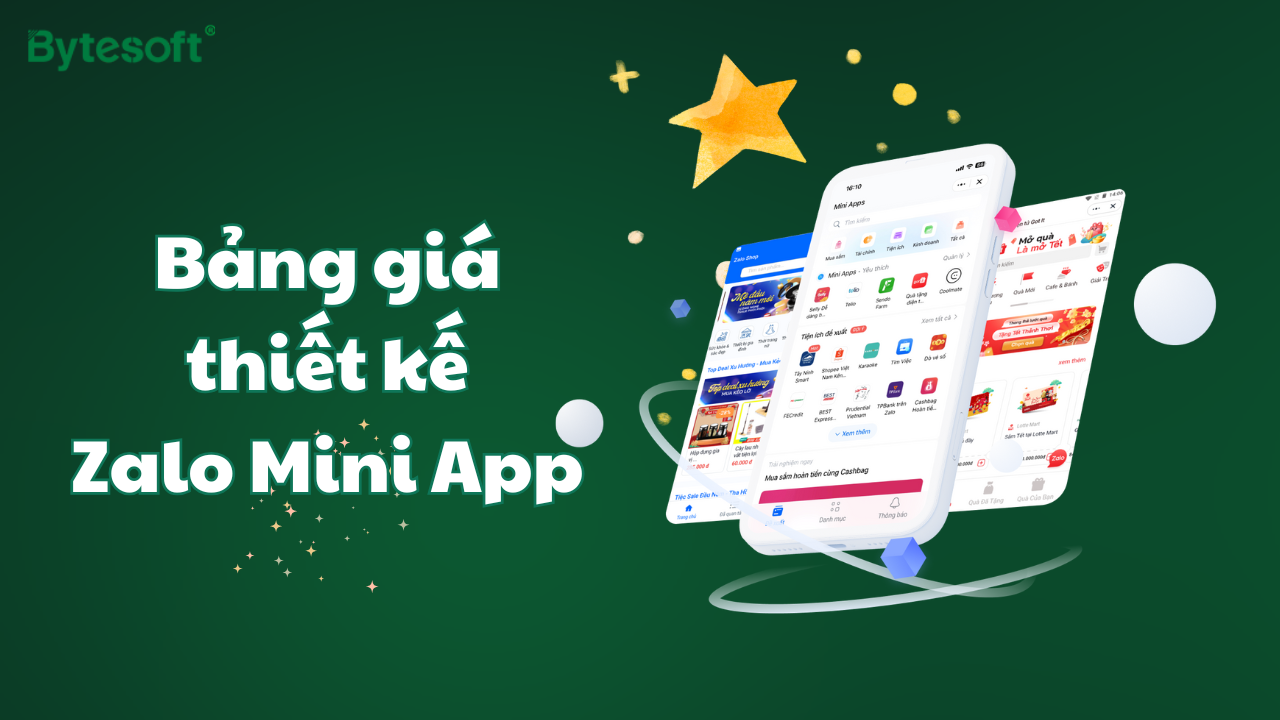 Báo giá thiết kế Zalo Mini App 2025 mới nhất & ưu đãi khủng