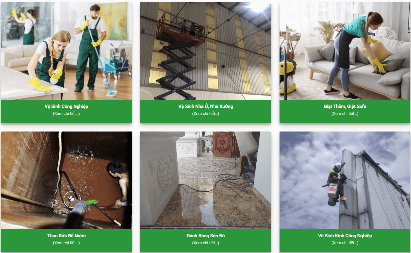dịch vụ vệ sinh