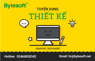 TUYỂN DỤNG: NHÂN VIÊN THIẾT KẾ (8 - 12 triệu)